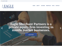 Tablet Screenshot of eaglemerchantpartners.com